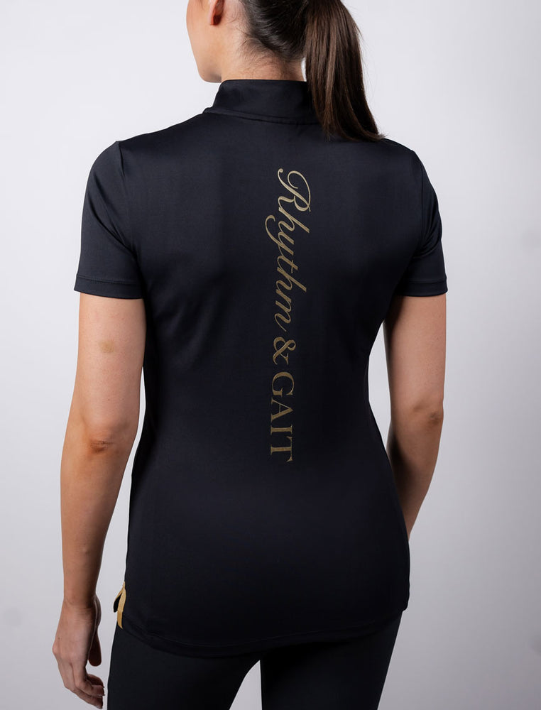
                  
                    Midnight Black Equestrian Classic short sleeve base layer
                  
                