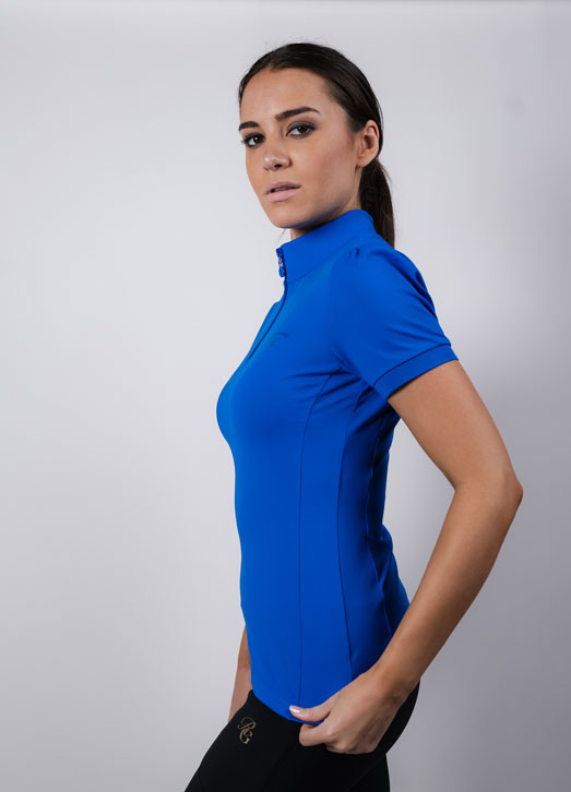 
                  
                    Short pinched sleeve base layer in Blue
                  
                