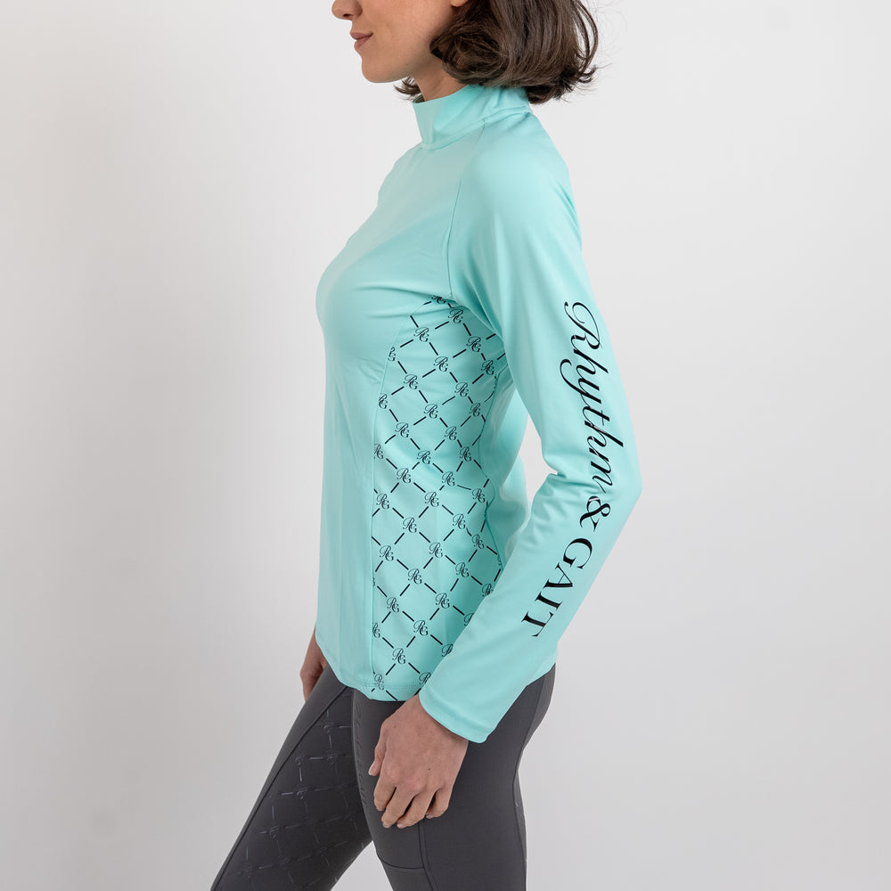 
                  
                    Long sleeve zippered side base layer
                  
                