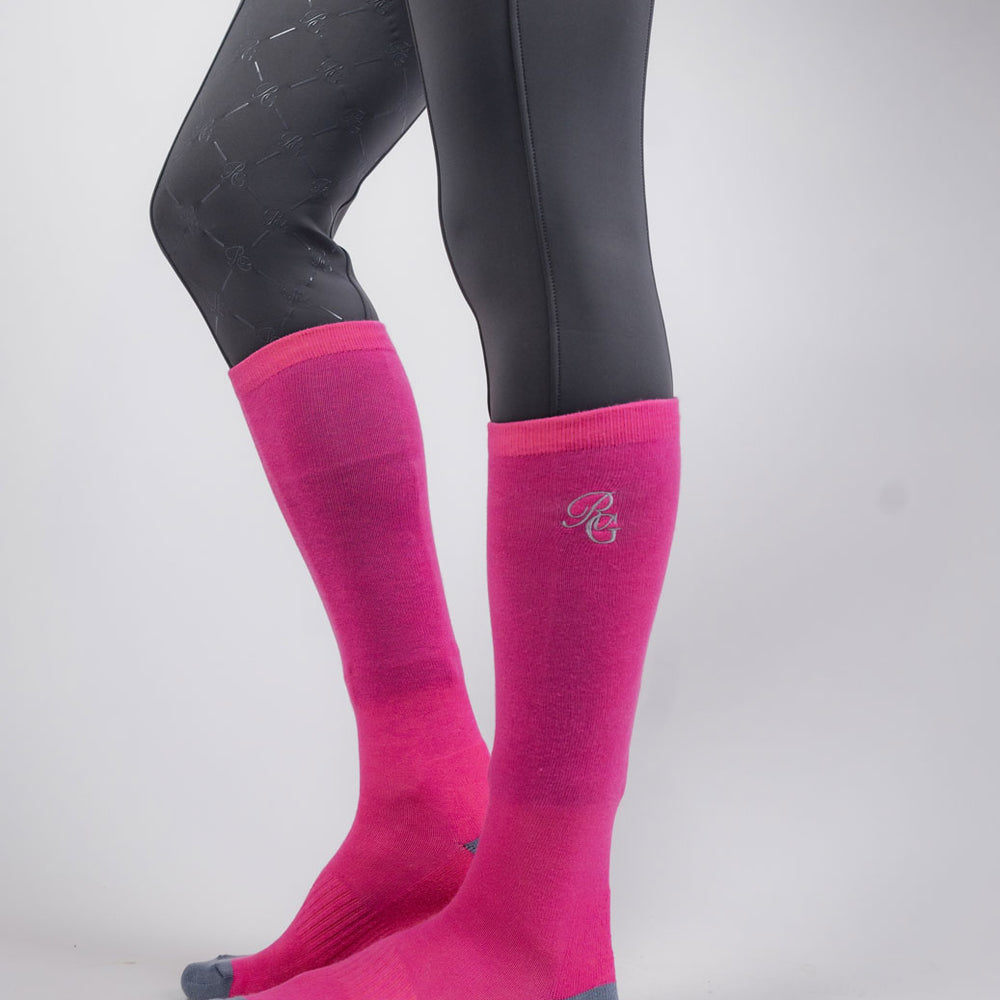 Equestrian compression socks