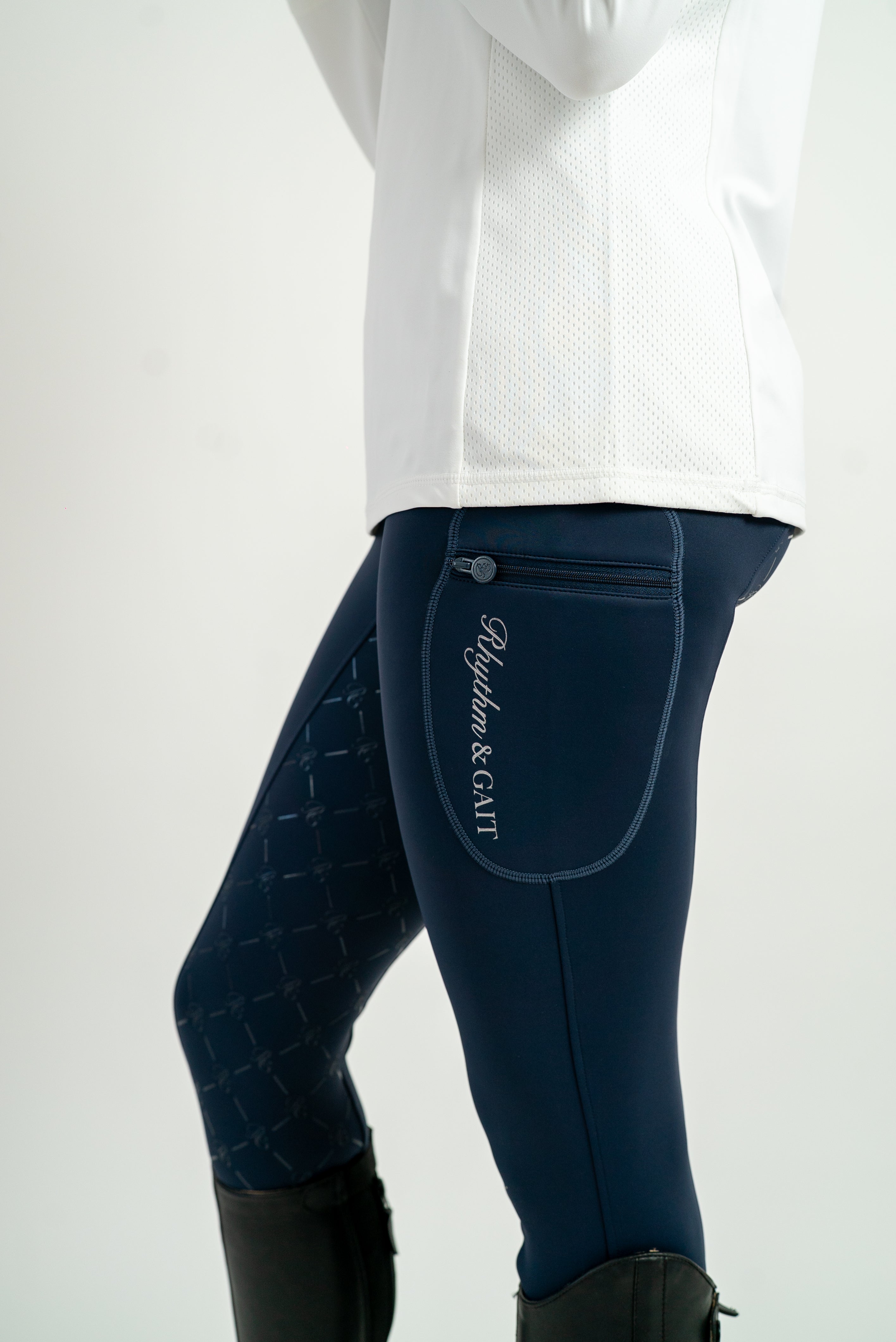 COGTHEBIGSMOKE JODHPUR LEGGINGS MAT パンツ Olivia silicone performance jodhpur riding leggings | black