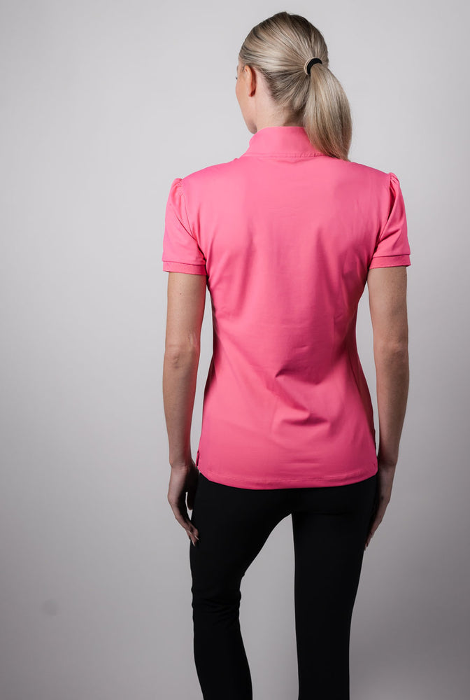 
                  
                    Short pinched sleeve base layer in Pink
                  
                
