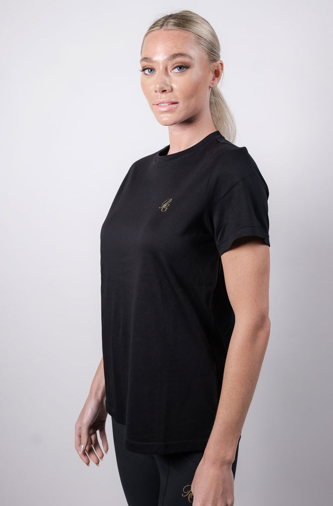 Round neck T Shirt Black