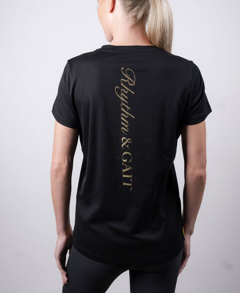 
                  
                    V neck T Shirt Black
                  
                