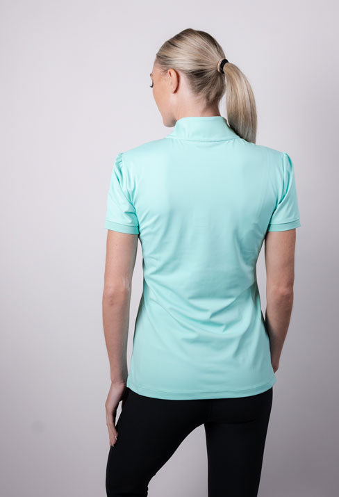 
                  
                    Short pinched sleeve base layer in mint
                  
                