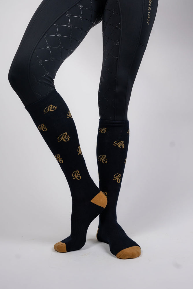 Pattern Equestrian compression socks