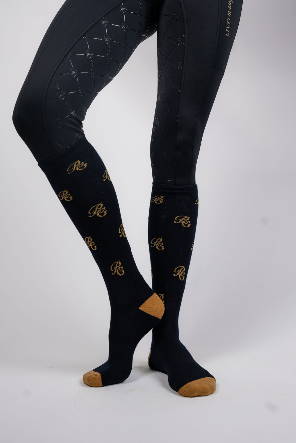Pattern Equestrian compression socks